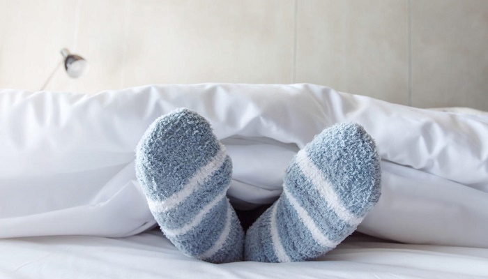 خواب راحت شبانه با پوشیدن جوراب
